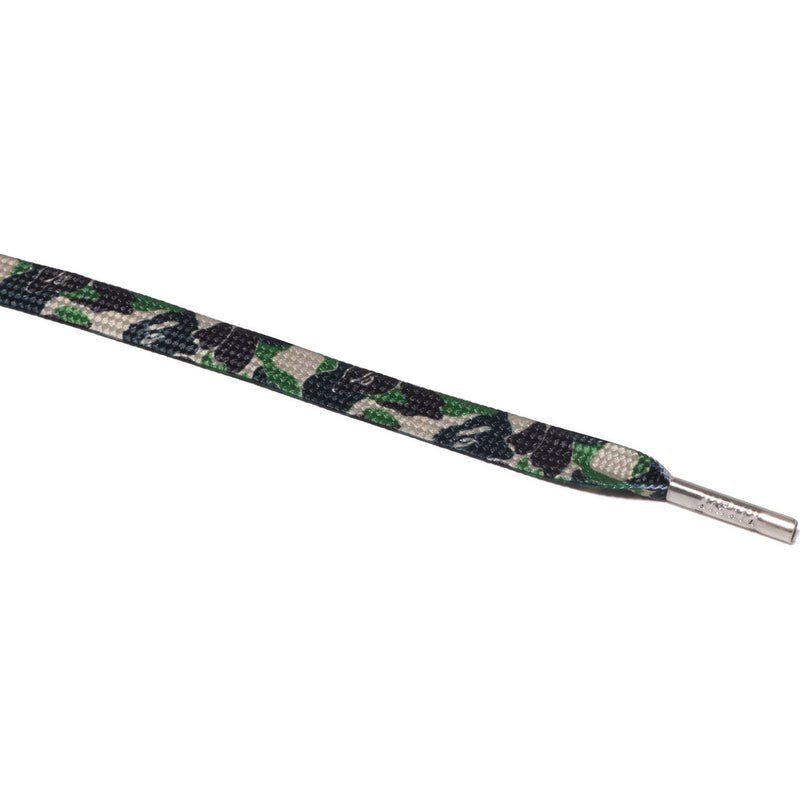 Men Bape X Kixsix Abc Camo Shoelace Accessories Green USA | SO3462042