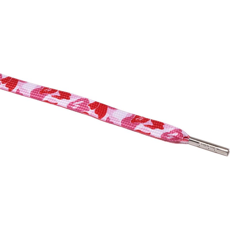 Men Bape X Kixsix Abc Camo Shoelace Accessories Pink USA | WX8885785