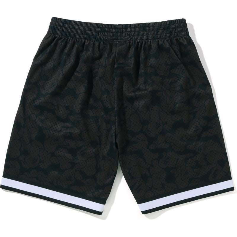 Men Bape X Mitchell & Ness Brooklyn Nets Jersey Shorts Shorts Black USA | LI0821481