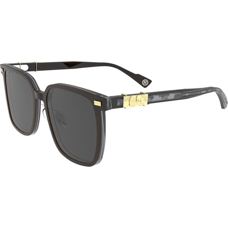 Men Bape X Mmj Sunglasses #3 Bmj003 Eyewear Gray X Gold USA | XF4253323