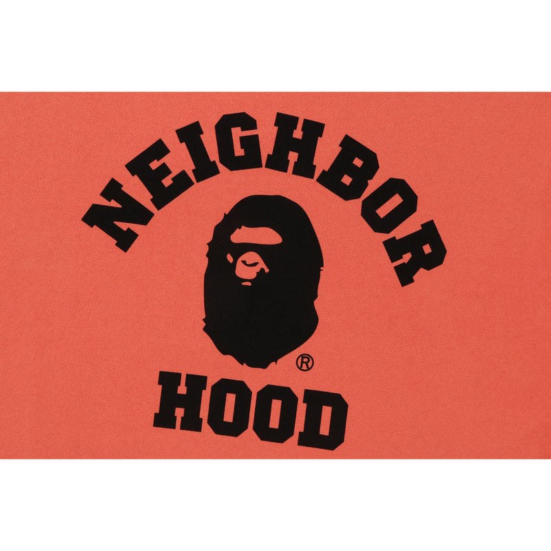 Men Bape X Neighbourhood Relaxed Fit Crewneck Sweatshirts Orange USA | TH5438148