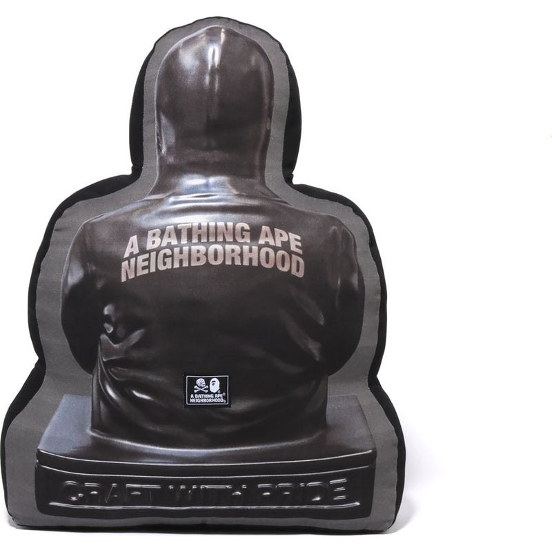 Men Bape X Neighbourhood Shark Cushion Home Black USA | VR2031601