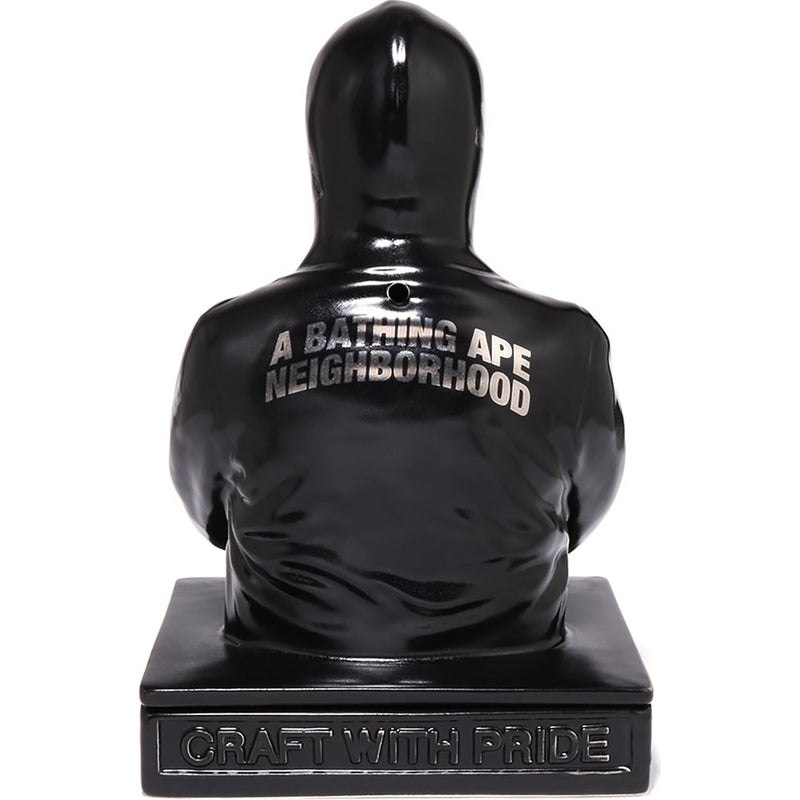 Men Bape X Neighbourhood Shark Incense Chamber Home Black x Silver USA | HW9482842