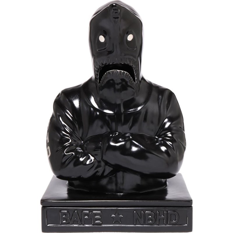 Men Bape X Neighbourhood Shark Incense Chamber Home Black x Silver USA | HW9482842