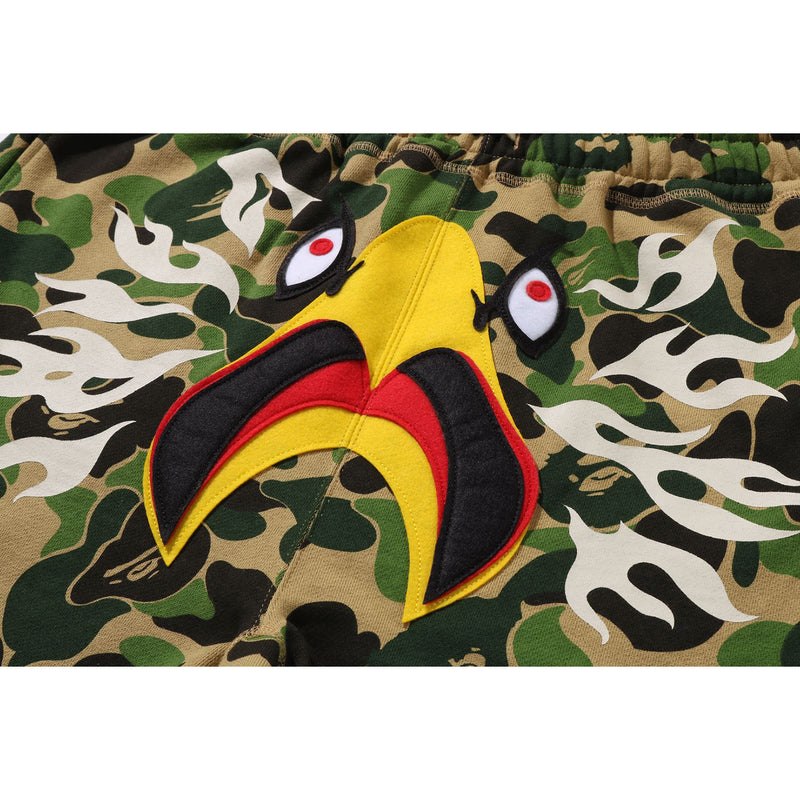 Men Bape X Readymade Abc Camo Eagle Wide Sweat Shorts Shorts Green USA | RS4749779