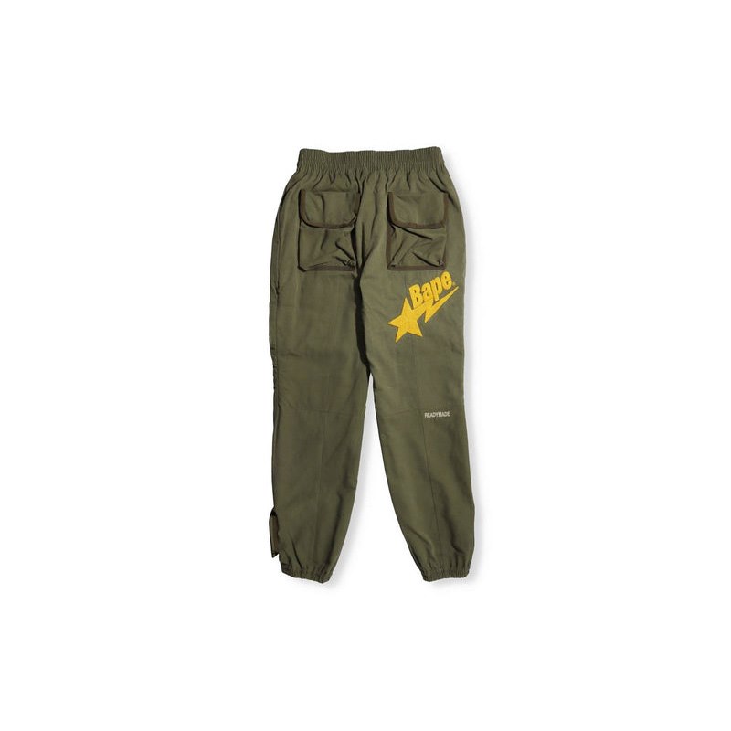 Men Bape X Readymade Multi Pocket Cargo Pant Pants Olivedrab USA | DH6921091