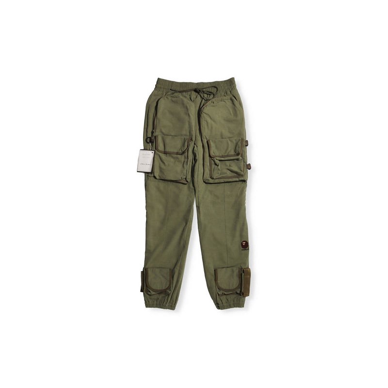 Men Bape X Readymade Multi Pocket Cargo Pant Pants Olivedrab USA | DH6921091