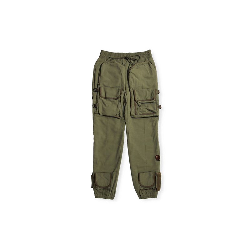 Men Bape X Readymade Multi Pocket Cargo Pant Pants Olivedrab USA | DH6921091