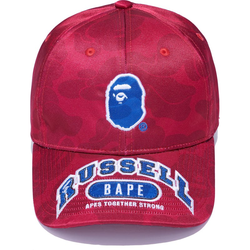 Men Bape X Russell Cap Caps Red USA | BO9600060