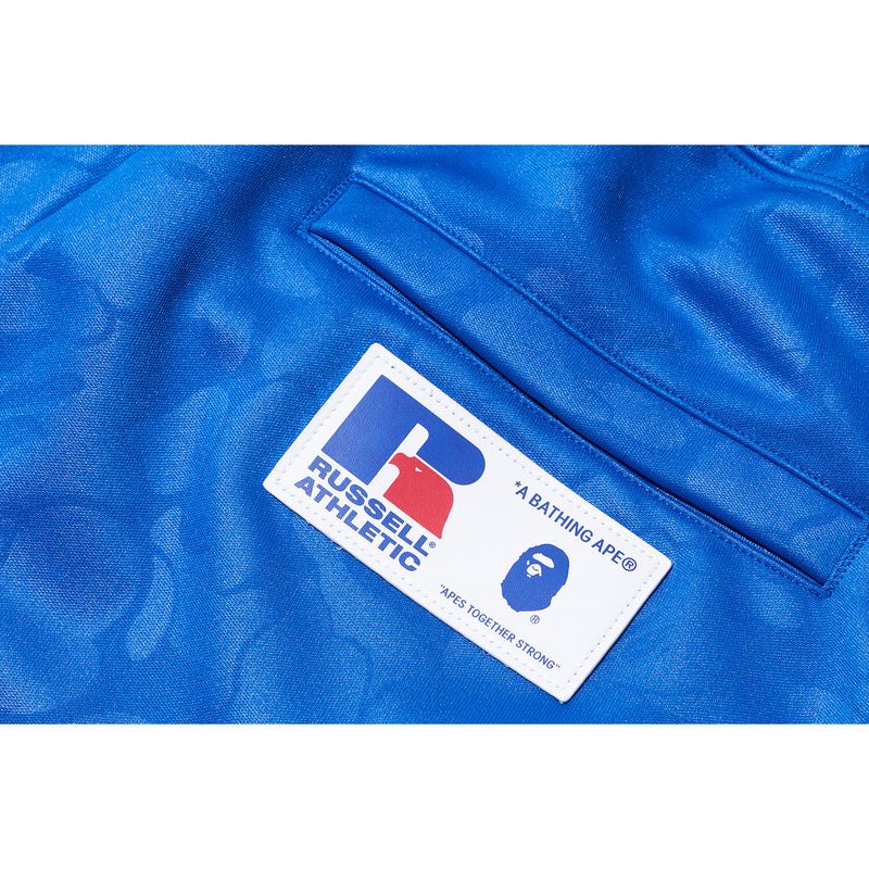 Men Bape X Russell Track Pants Pants Blue USA | WD6880980