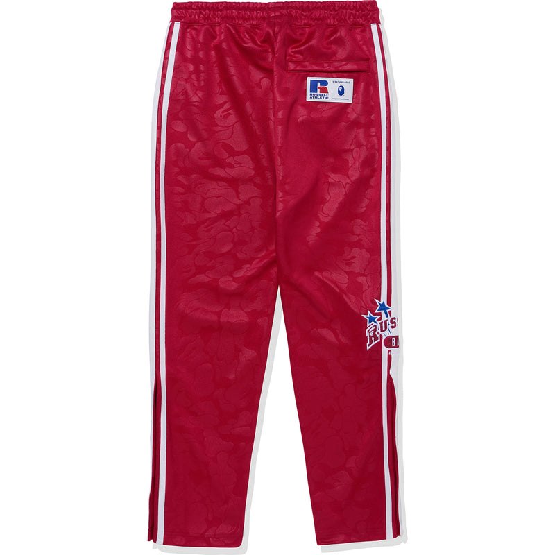 Men Bape X Russell Track Pants Pants Red USA | IM8094604