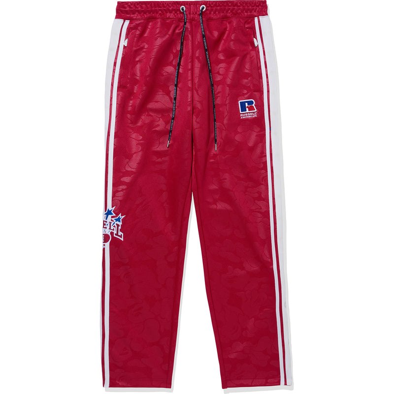 Men Bape X Russell Track Pants Pants Red USA | IM8094604