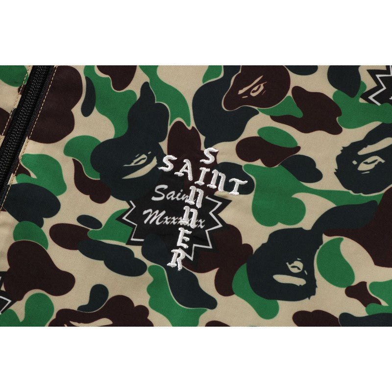 Men Bape X Saint Mxxxxxx Abc Camo Track Jacket Jackets Green USA | LW1290420