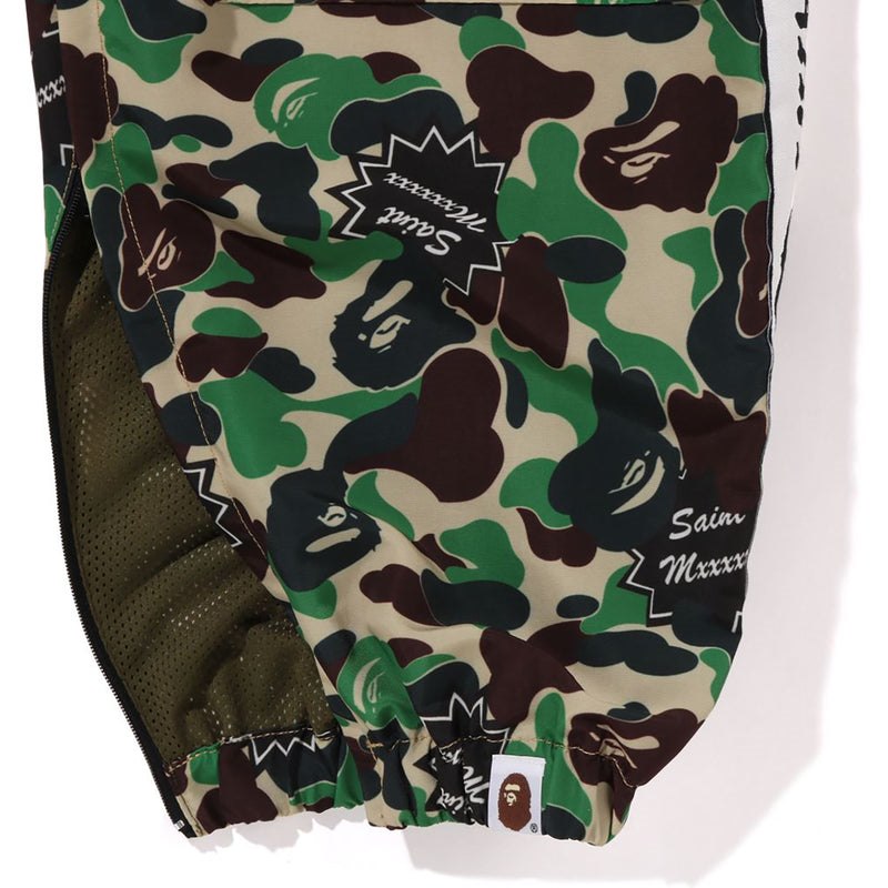 Men Bape X Saint Mxxxxxx Abc Camo Track Pants Pants Green USA | IX1894384