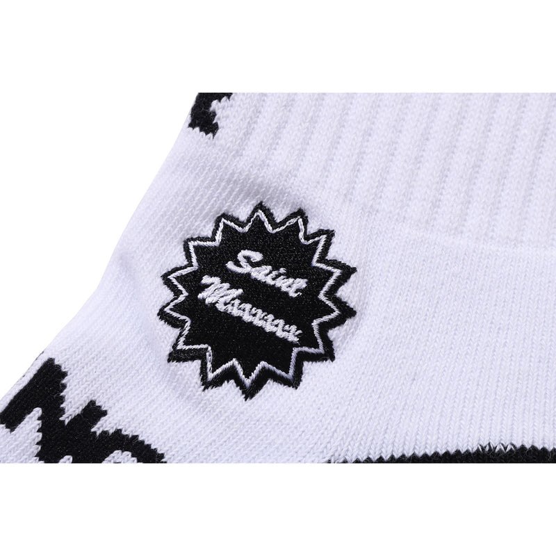 Men Bape X Saint Mxxxxxx Socks Socks White USA | QU3219329