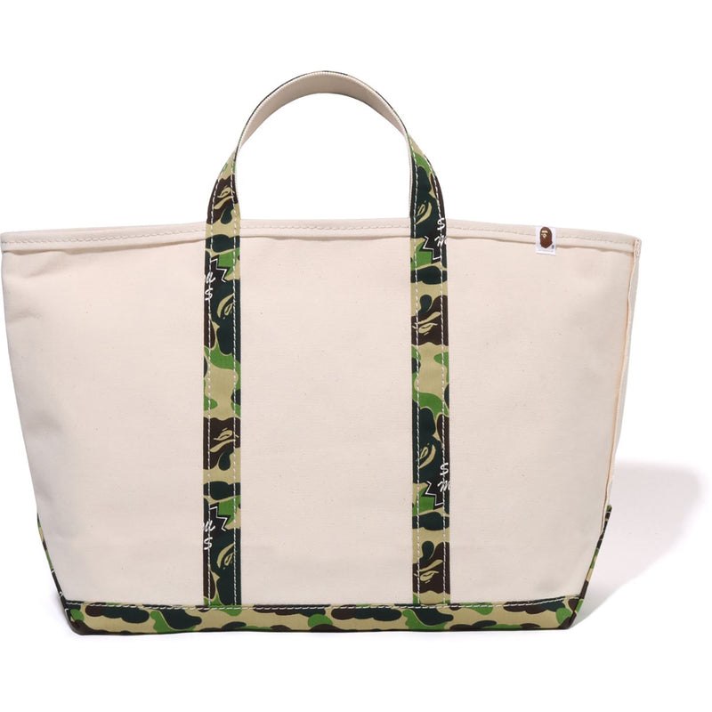 Men Bape X Saint Mxxxxxx Tote Bag (L) Bags Ivory USA | YO5659869