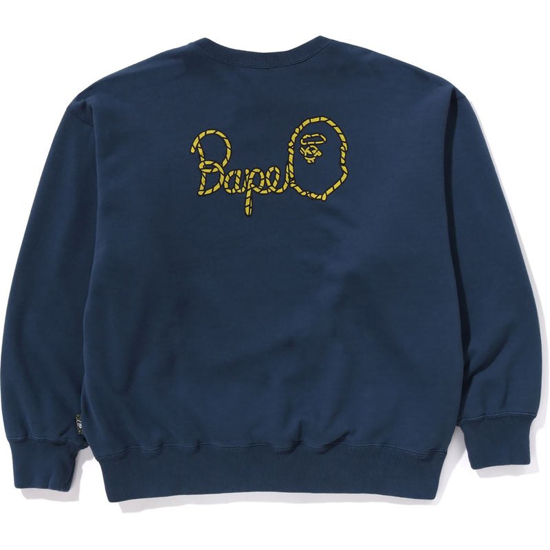 Men Bape X Sean Wotherspoon 4way Crewneck Sweatshirts Navy USA | ZK5082702