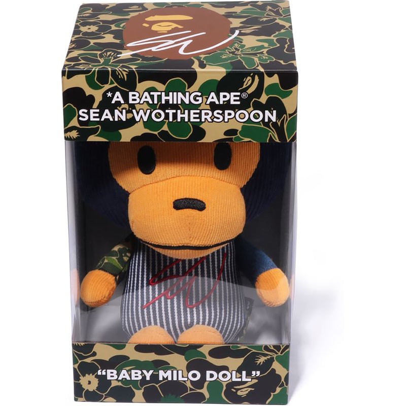 Men Bape X Sean Wotherspoon Baby Milo Plush Doll Figure Blue USA | NS3283223