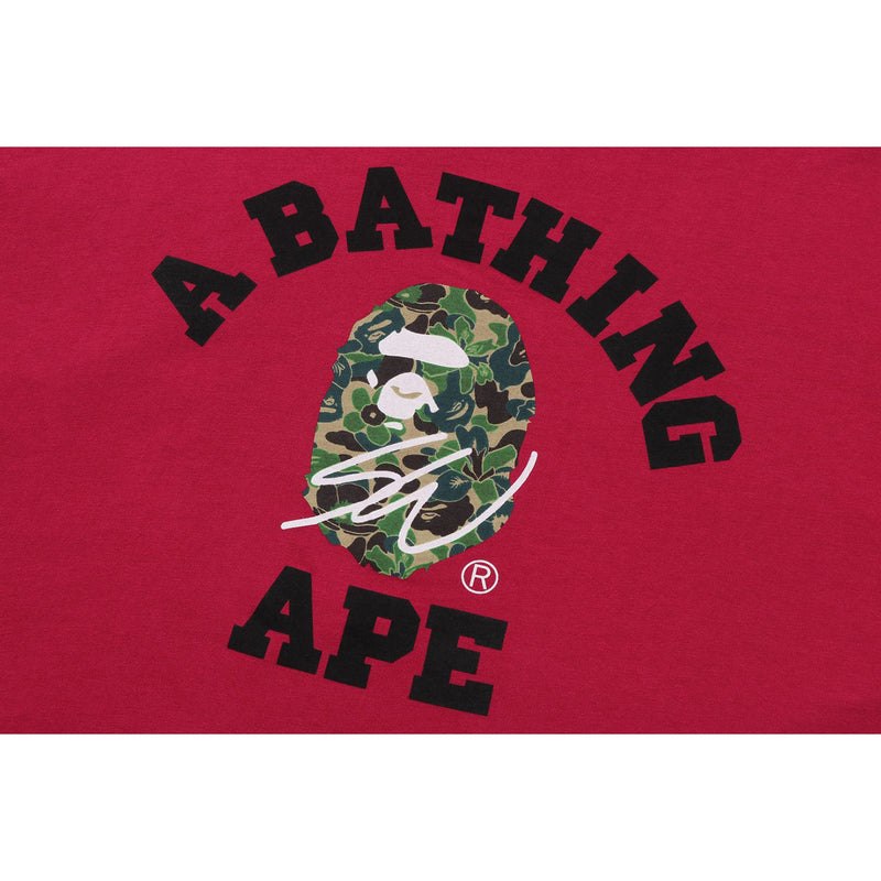 Men Bape X Sean Wotherspoon Reversible Tee Cut And Sewn Burgundy USA | NL2358138