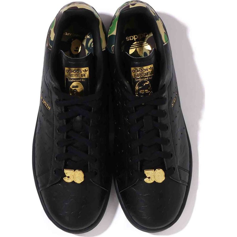 Men Bape X Stan Smith Camo Sneakers Black USA | GV8380630