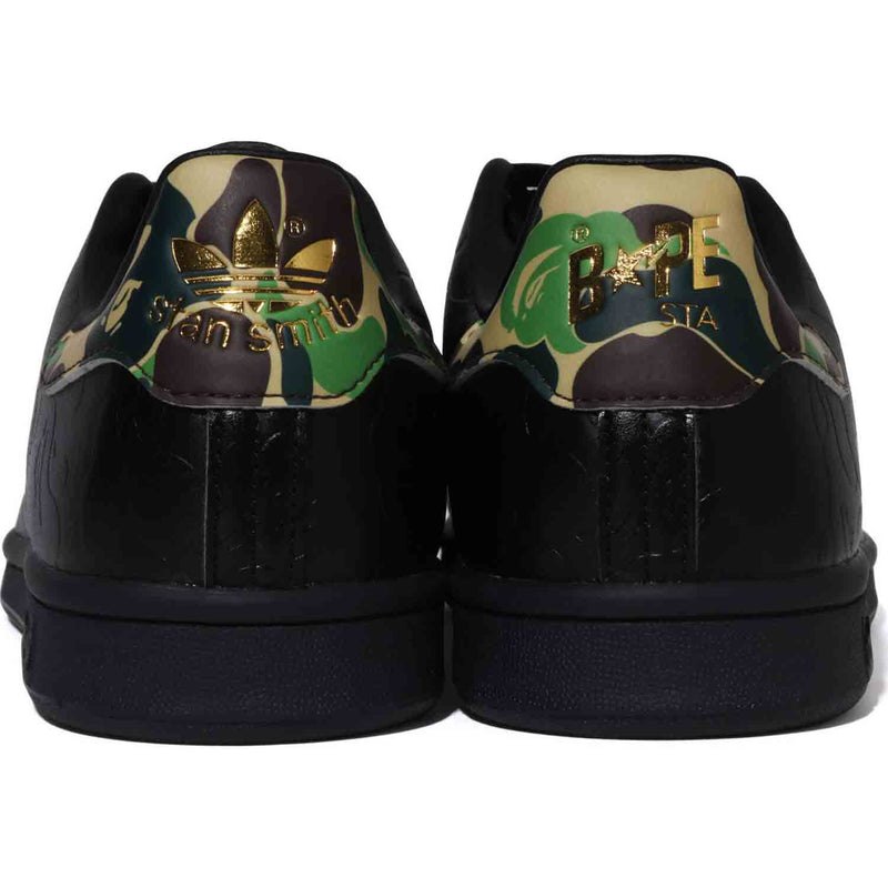 Men Bape X Stan Smith Camo Sneakers Black USA | GV8380630