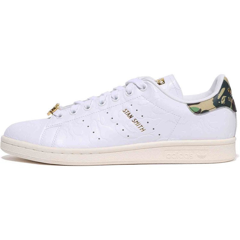 Men Bape X Stan Smith Camo Sneakers White USA | PX1467347