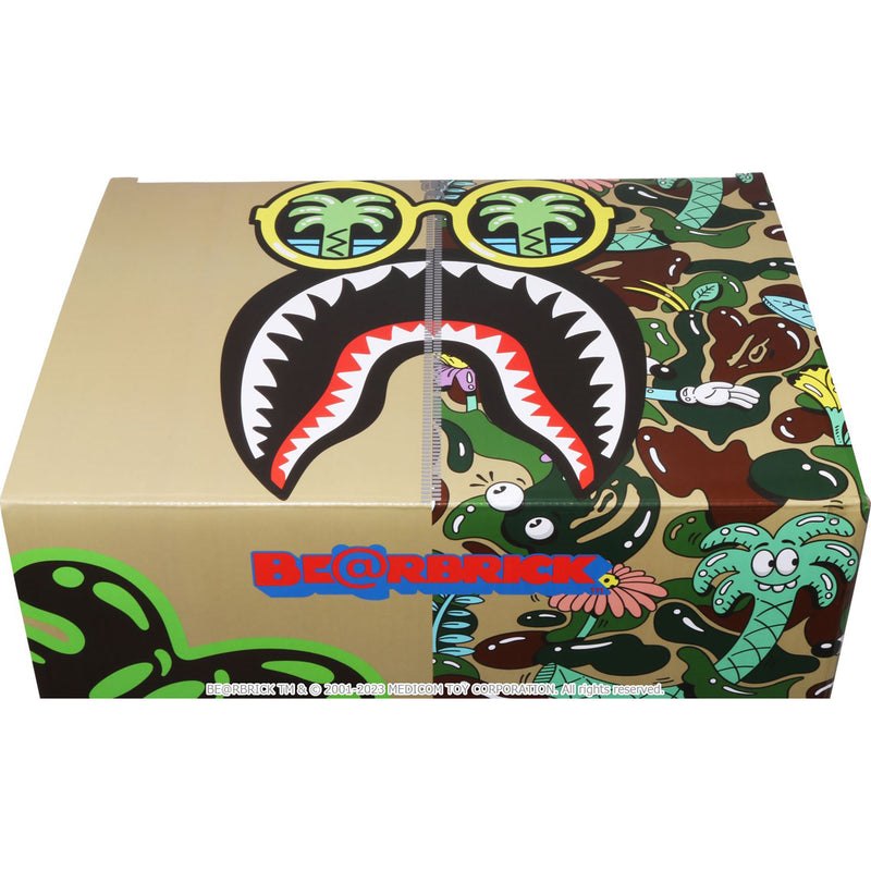 Men Bape X Steven Harrington Shark Be@rbrick 1000% Figure Green USA | YX0805585