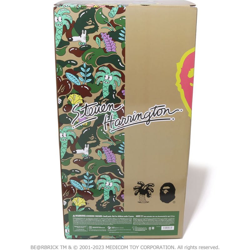 Men Bape X Steven Harrington Shark Be@rbrick 1000% Figure Green USA | YX0805585