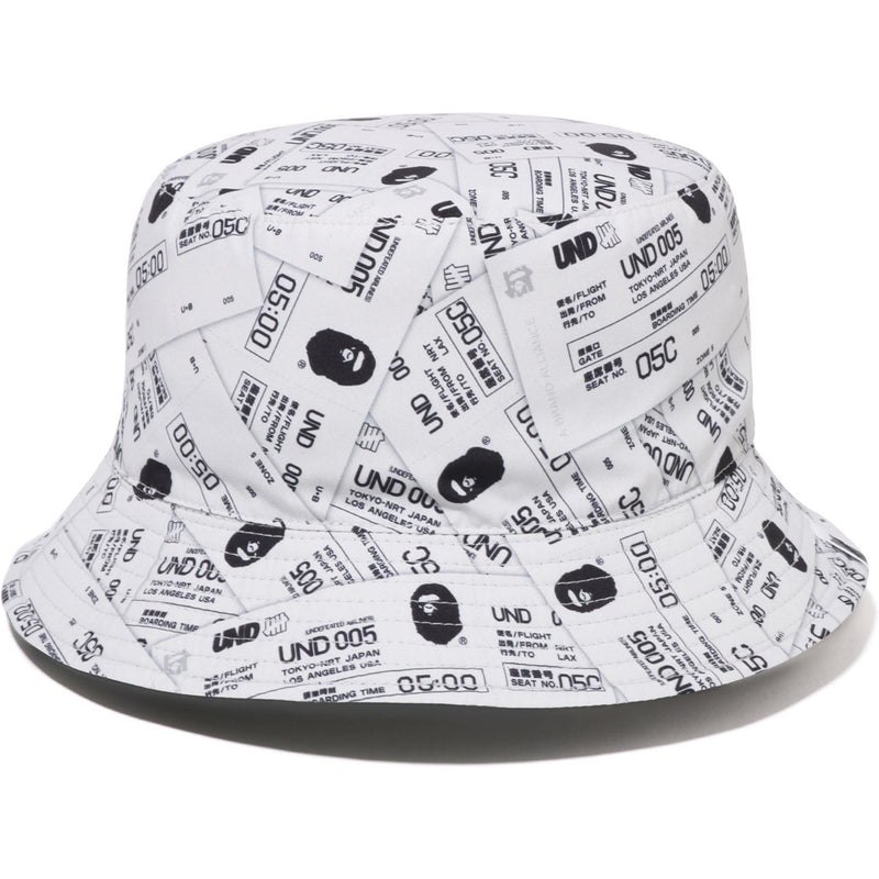 Men Bape X Undefeated Bucket Hat Caps Navy USA | HI6525755