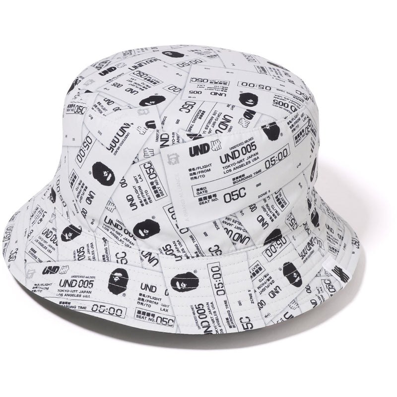 Men Bape X Undefeated Bucket Hat Caps Navy USA | HI6525755