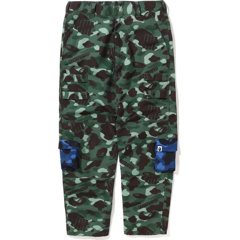 Men Bape X Undefeated Multi Pouch Pocket Pants Pants Green USA | AB4086506