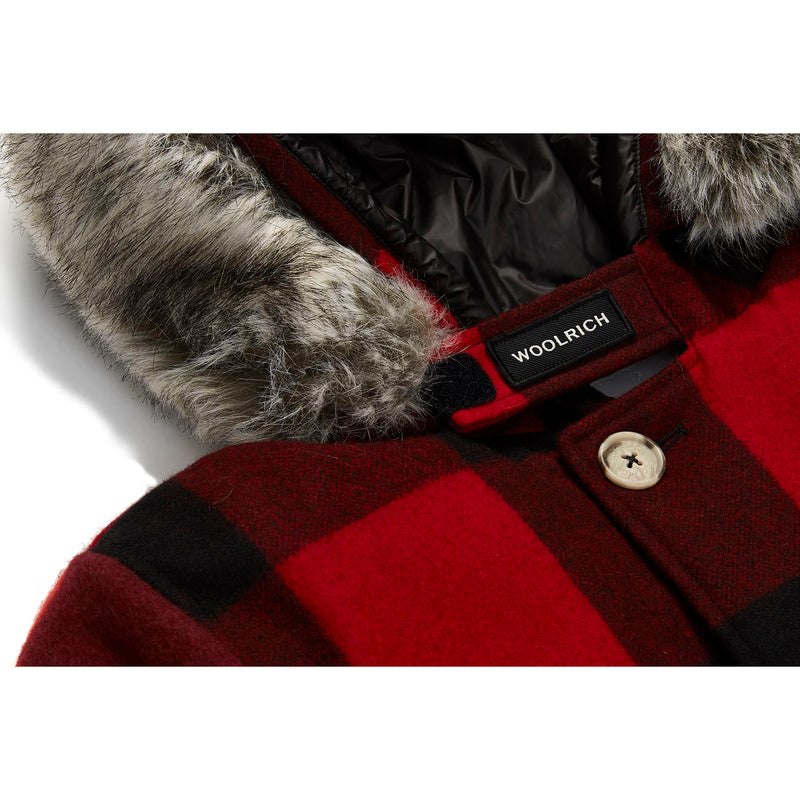 Men Bape X Woolrich Arctic Parka Jackets Red USA | UG4750070