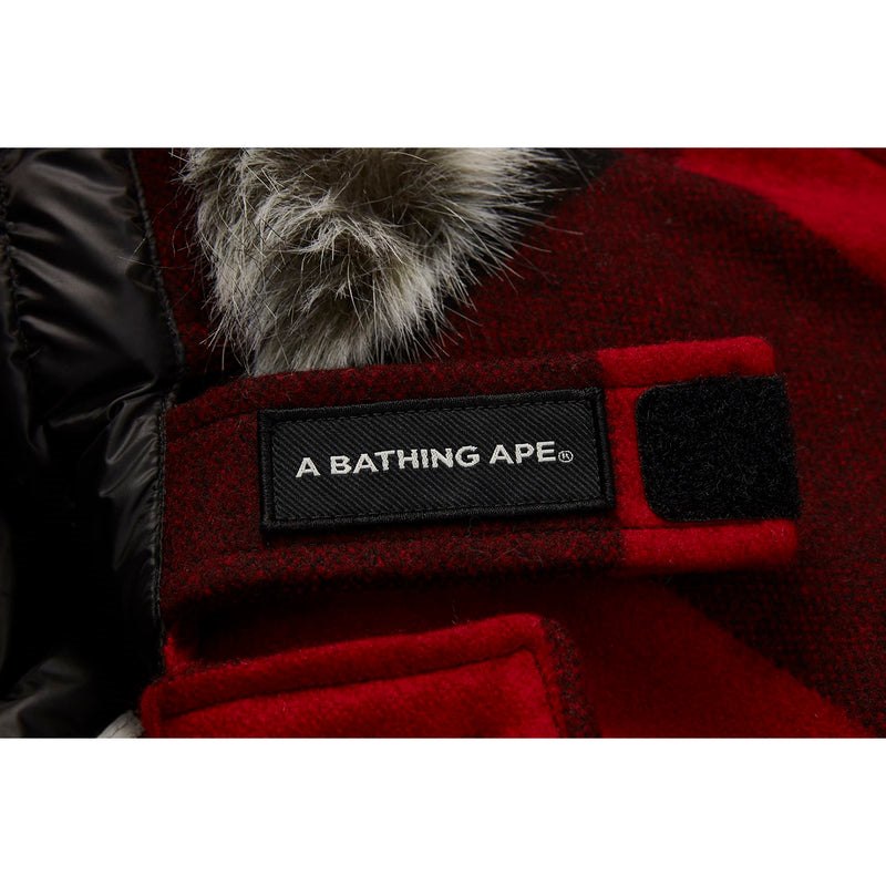 Men Bape X Woolrich Arctic Parka Jackets Red USA | UG4750070