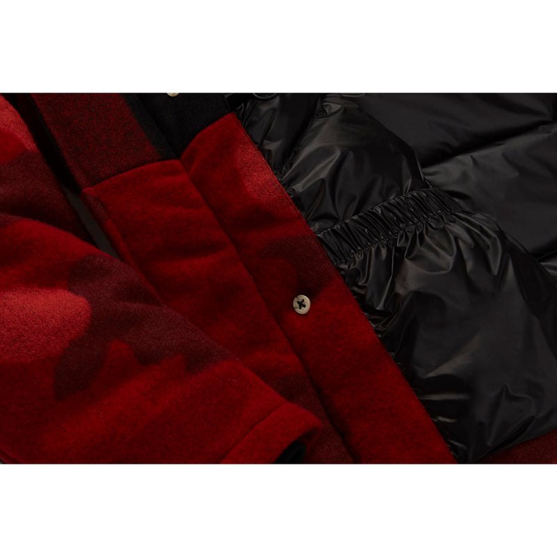 Men Bape X Woolrich Arctic Parka Jackets Red USA | UG4750070