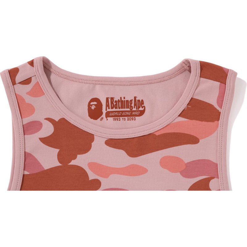 Women Bape 1st Camo Tank Top Onepiece Dress Pink USA | OO1414744