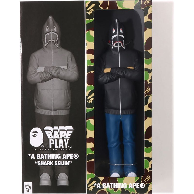 Women Bape 2nd Shark Figure Figure Black USA | RK8627767