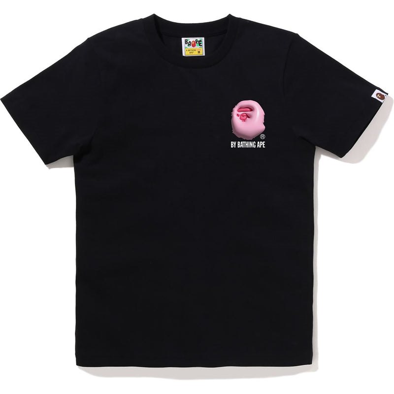 Women Bape 3d Art Ape Head Tee T Shirts Black Pink USA | FW6004204