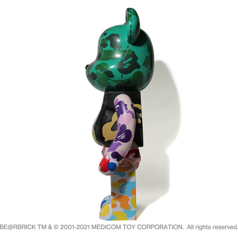 Women Bape A Bathing Ape 28th Anniversary Be@rbrick 1000% Figure Green USA | FO7781171