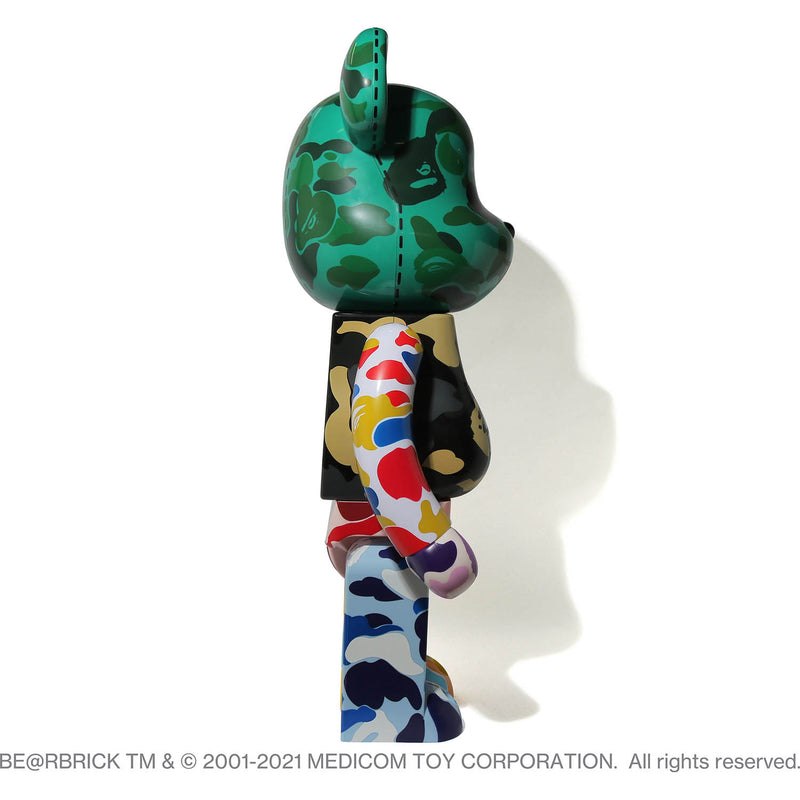 Women Bape A Bathing Ape 28th Anniversary Be@rbrick 1000% Figure Green USA | FO7781171