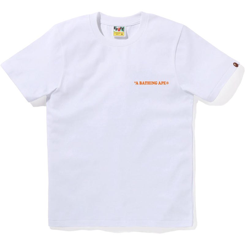 Women Bape A Bathing Ape Circle Tee T Shirts White USA | EM6639369