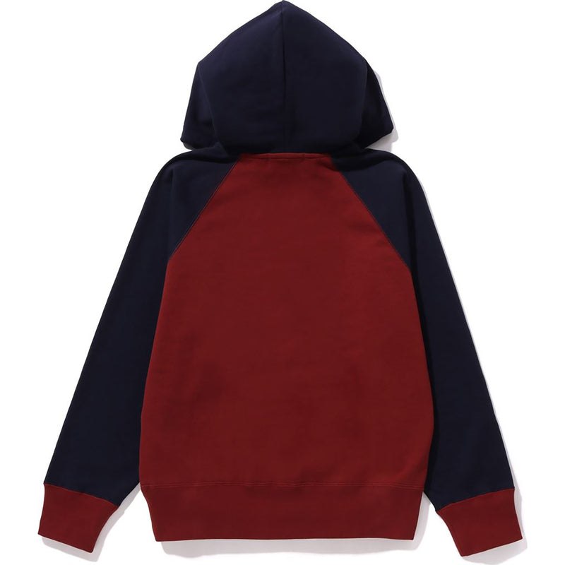 Women Bape A Bathing Ape Half Zip Pullover Hoodie L Wide Hoodie Burgundy USA | XW8302432