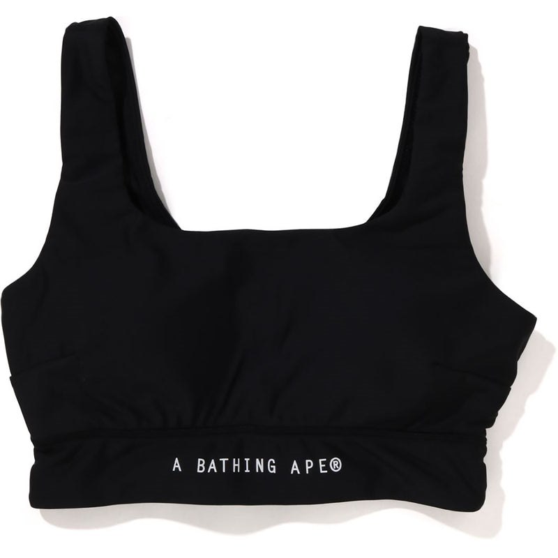 Women Bape A Bathing Ape Sport Bra Underwear Black USA | ED9785375