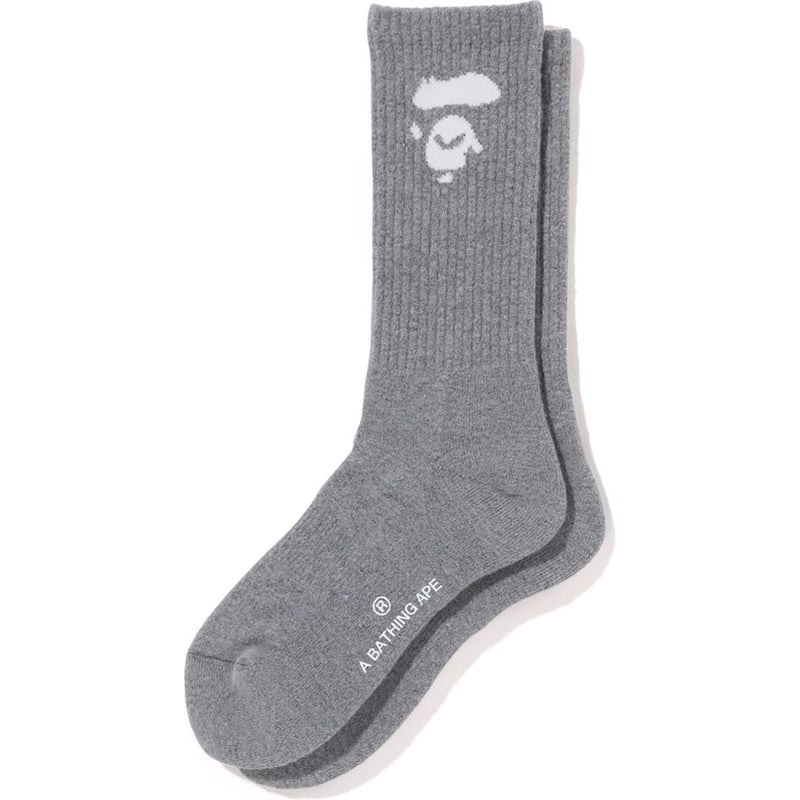 Women Bape A Bathing Ape Terry Socks Socks Gray USA | UR0332032