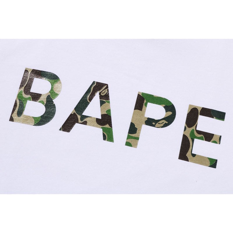 Women Bape Abc Camo Glitter Tee T Shirts White Green USA | OZ6608168