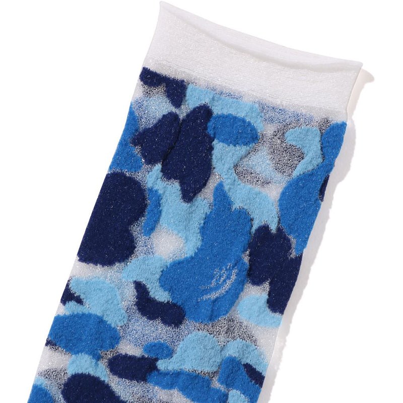 Women Bape Abc Camo Sheer Socks Socks Blue USA | RU9378738