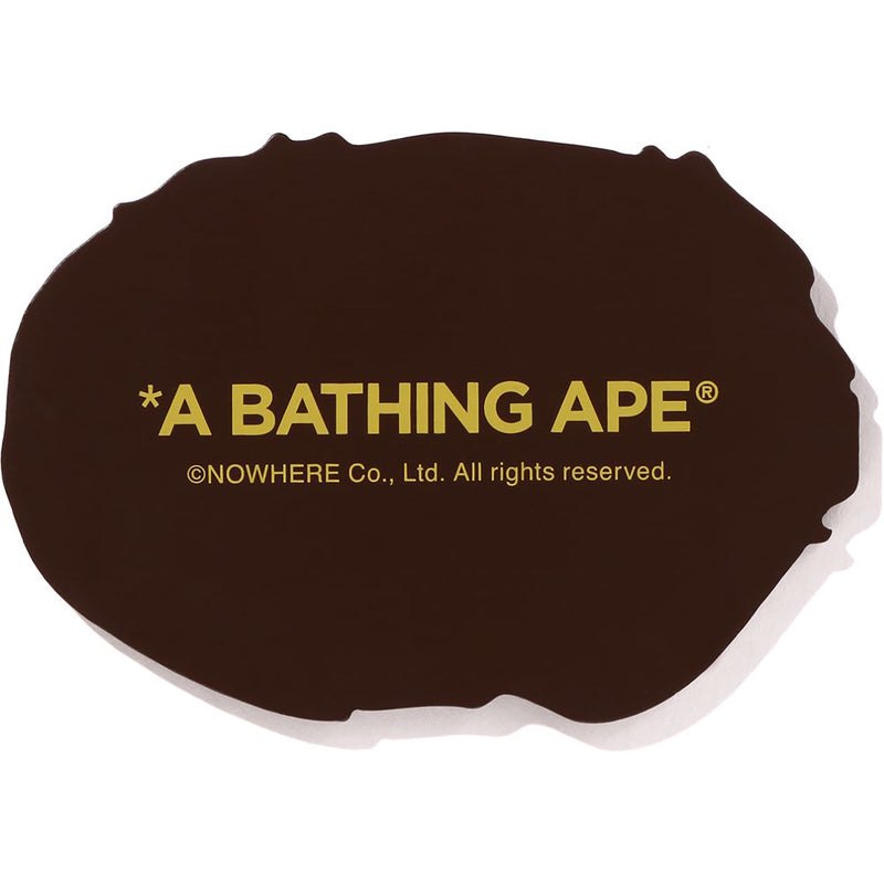 Women Bape Ape Head Coaster Home Brown USA | HT8831781