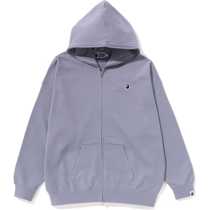 Women Bape Ape Head One Point Oversized Full Zip Hoodie Hoodie Purple USA | WT8677067