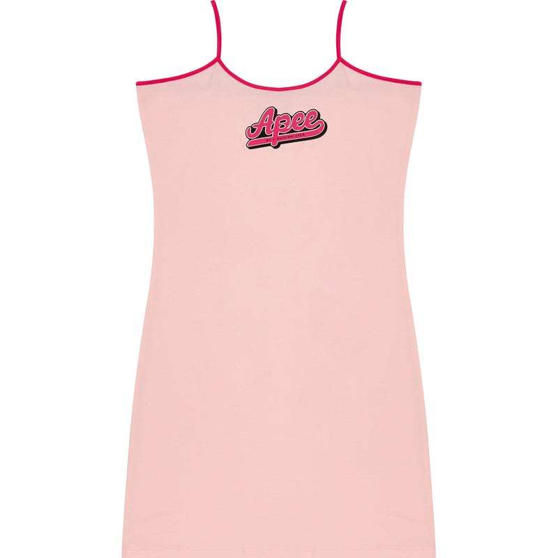 Women Bape Apee Graphic Dress #1 Dress Pink USA | QO8755675