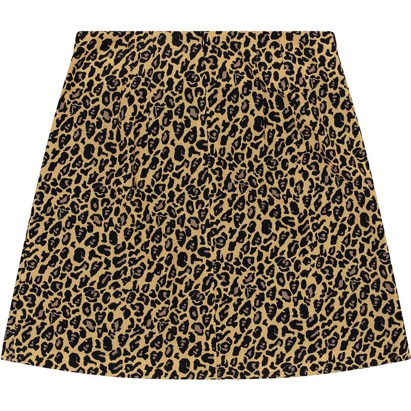 Women Bape Apee Leopard Mini Skirt Dress Beige USA | DS3421041