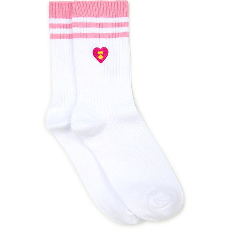 Women Bape Apee Logo College Socks Socks White USA | UW5213823